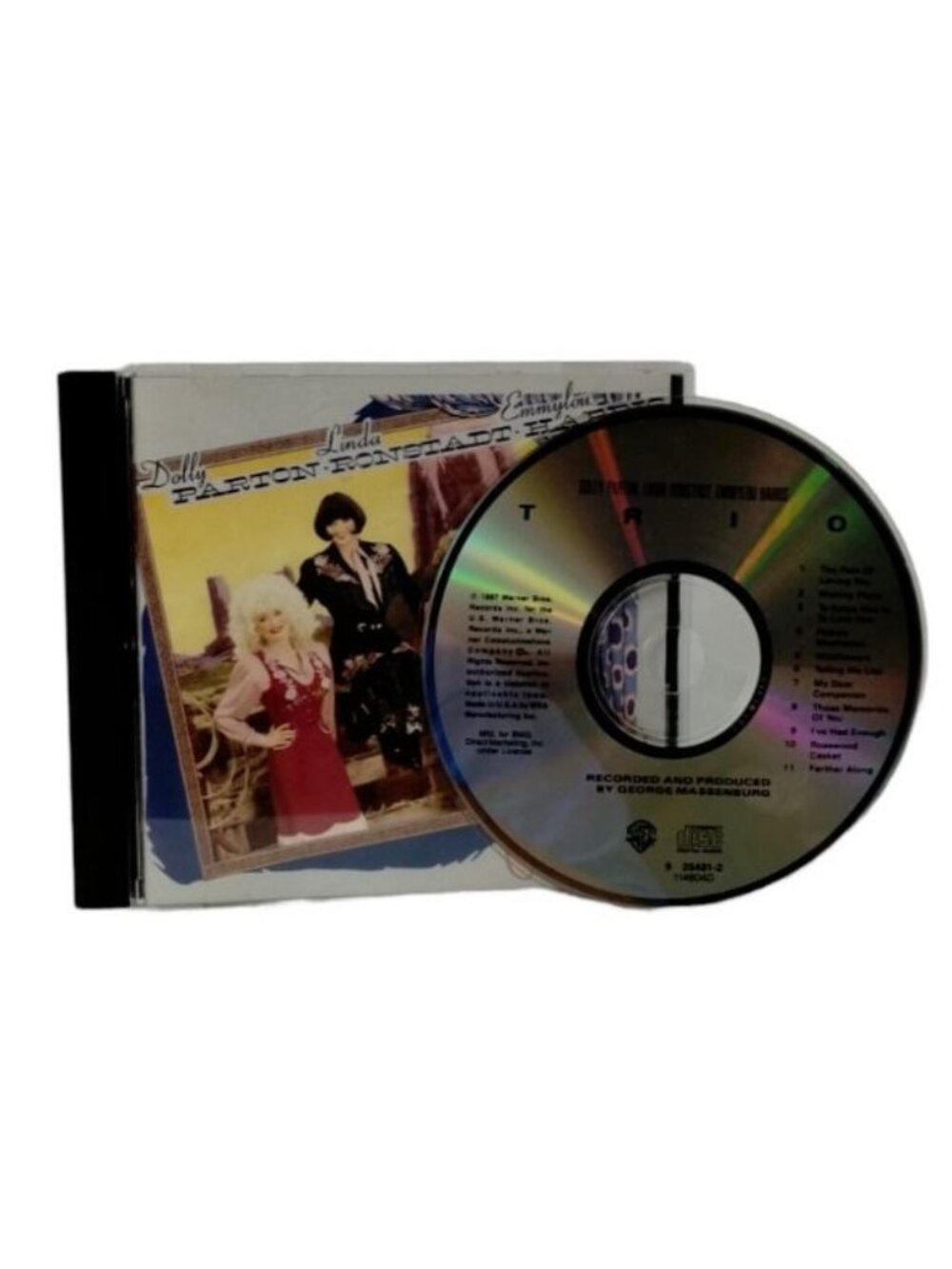 Dolly Parton Linda Ronstadt Emmylou Harris Trio CD Album Warner Bros Records